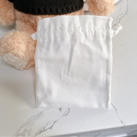 Dior White Drawstring Pouch - Picture 3 of 4